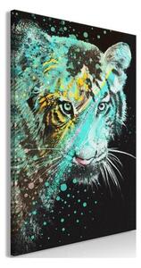 Quadro - Mint Tiger (1 Part) Vertical