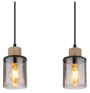 Globo 15707-4H - Lampadario a sospensione con filo REID 4xE27/15W/230V