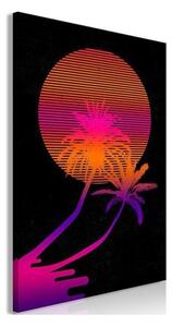 Quadro - Palm at Sunrise (1 Part) Vertical