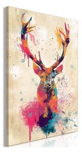 Quadro - Watercolor Deer (1 Part) Vertical