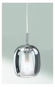 THELMA SOSPENSIONE SINGOLA D19 CM IN VETRO SOFFIATO TRASPARENTE, FUME O AMBRA DESIGN MODERNO