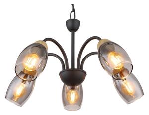 Globo 60297-5H - Lampadario a sospensione con catena GERLY 5xE14/25W/230V