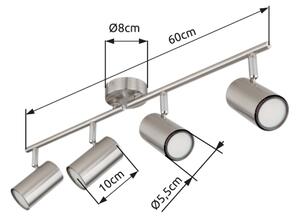 Globo 57914-4N - Faretto ALLVI 4xGU10/25W/230V cromo