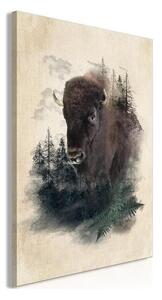 Quadro - Stately Buffalo (1 Part) Vertical