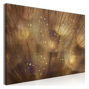 Quadro - Golden Dandelions (1 Part) Wide