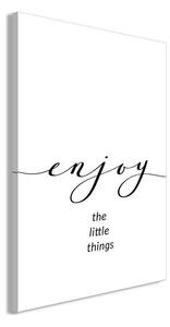Quadro - Enjoy the Little Things (1 Part) Vertical