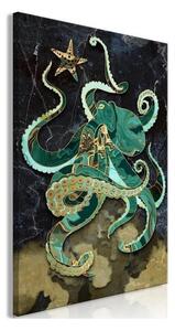 Quadro - Marble Octopus (1 Part) Vertical