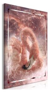 Quadro - Space Flamingo (1 Part) Vertical
