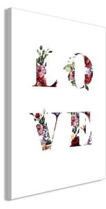 Quadro - Love in Flowers (1 Part) Vertical