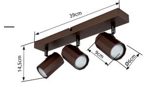 Globo 57919-3 - Faretto JAMES 3xGU10/25W/230V