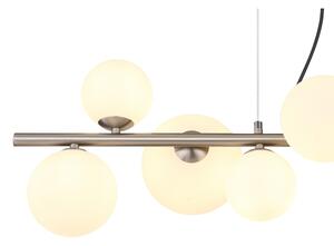 Globo 56140-9H - Lampadario LED a sospensione con filo RIHA 9xG9/3W/230V cromo