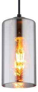 Globo 21002H - Lampadario a sospensione con filo OLLY 1xE27/25W/230V diametro 11 cm nero