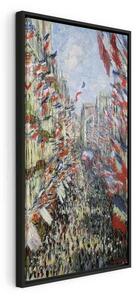 Quadro - The Rue Montorgueil Paris Celebration of June (Claude Monet)