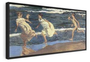 Quadro - Running along the Beach (Joaquín Sorolla y Bastida)