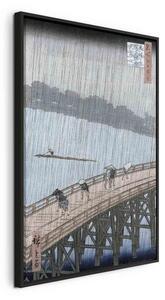 Quadro - Sudden Shower over Shin-Ohashi Bridge and Atake (Ohashi Atake no Yudachi) from the series Meisho Edo Hyakkei (O