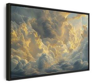 Quadro - Last Breath of the Day: Clouds Illuminated by Evening Glow