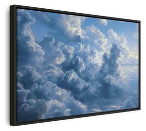 Quadro - Ocean in the Air: Waving Clouds Reflecting Morning Light