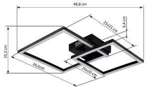 Globo 672842 - Plafoniera LED TYLER LED/20W/230V