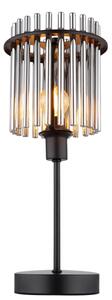 Globo 15698T - Lampada da tavolo GORLEY 1xE14/40W/230V diametro 15 cm nero