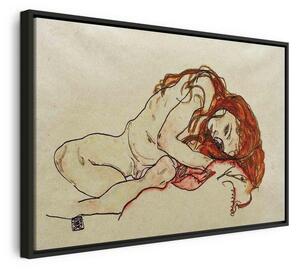 Quadro - Crouched Girl With Bowed Head
