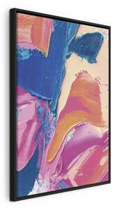Quadro - Energetic Shapes - Dynamic Oil Paint Composition on Canvas