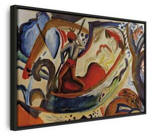 Quadro - Nackte Mädchen in der Barke (August Macke)
