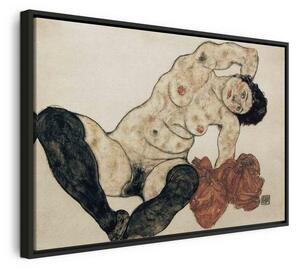 Quadro - Liegender Akt mit gelbem Handtuch (Egon Schiele)