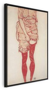 Quadro - Stehende Frau in Rot