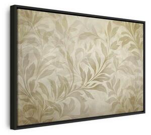 Quadro Foglie rampicanti beige