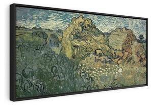 Quadro - Field with Wheat Stacks (Vincent Van Gogh)