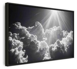 Quadro - Hope in the Clouds: Inspiring Rays of the Sun – Awaken Emotions