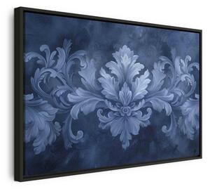 Quadro eleganza in blu e tonalità fredde