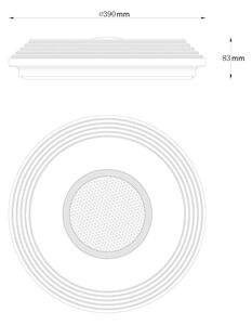 Globo 41293-24 - Plafoniera LED dimmerabile LED/24W/230V 2700-6500K + +TC