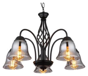 Globo 60298-5H - Lampadario a sospensione con catena GONNY 5xE27/60W/230V