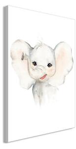 Quadro - Happy Elephant (1 Part) Vertical