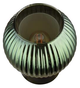 Globo 15638TG - Lampada da tavolo ZUMBA 1xE27/25W/230V diametro 15 cm verde