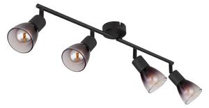 Globo 54312-4 - Faretto SATELLA 4xE14/25W/230V nero