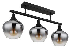 Globo 15548-3D1 - Lampadario a plafone MAXY 3xE27/40W/230V nero