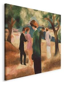 Quadro - Lady in Green Jacket (August Macke)