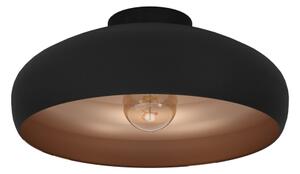 Eglo 55248 - Plafoniera MOGANO 1xE27/60W/230V nero