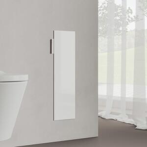 Modulo WC a incasso Kronenbach, design a cubo, 60 cm, con frontale in vetro, apertura a destra