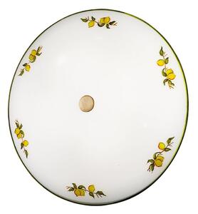 Kolarz 731.U14.4.116 - Plafoniera NONNA 4xE27/60W/230V diametro 54 cm limoni