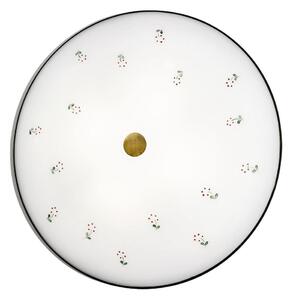Kolarz 731.U14.4.70- Plafoniera NONNA 4xE27/60W/230V diametro 54 cm verde/ottone