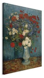 Quadro - Vase With Cornflowers and Poppies