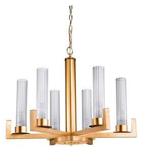 Kolarz 6009.80630 - Lampadario su catena RAGGIO 6xE14/25W/230V 24K oro