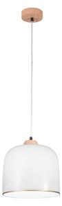 Kolarz A1352.31.Au - Lampadario a sospensione con filo NONNA 1xE27/60W/230V quercia/bianco/oro