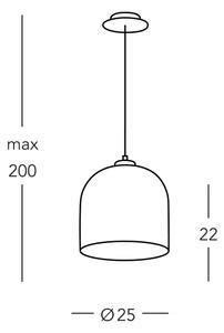 Kolarz A1352.31.G - Lampadario a sospensione con filo NONNA 1xE27/60W/230V quercia/bianco/verde