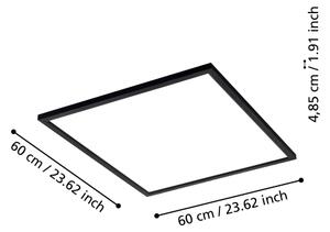 Eglo 900052 - Plafoniera LED dimmerabile SALOBRENA-Z LED/33W/230V nero