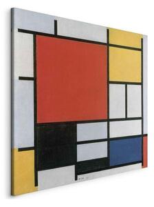 Quadro - Composition with red, yellow blue and black (Piet Mondrian)