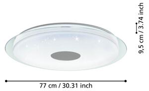 Eglo 900006- Plafoniera LED dimmerabile LANCIANO-Z LED/38,1W/230V 2700-6500K
